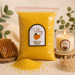 cera de abeja natural parceraa velas premium