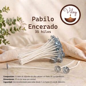 pabilo 35 hilos ecncerado